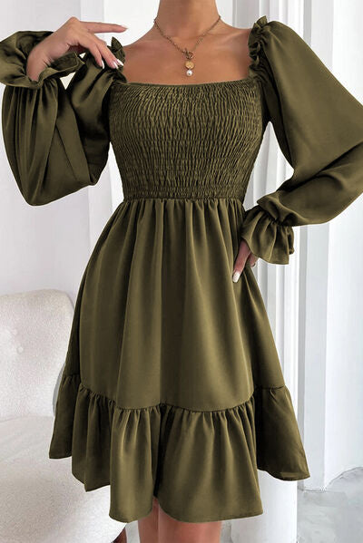 Dress, Dresses, Long Sleeve Dress, short dress, cute dress, casual dress, spring dress, green dress, Women’s fashion, women’s clothing, cute clothes, women’s clothes, comfortable women’s clothing, outfit ideas