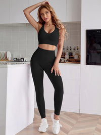 Sport Tank and Leggings Yoga Activewear Set