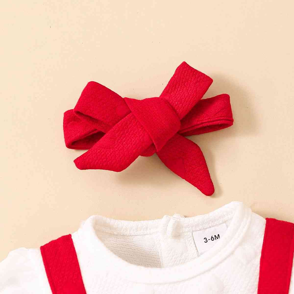 Baby Girl Two-Tone Bow Detail Long Sleeve Dress Baby Fashion and Gifts