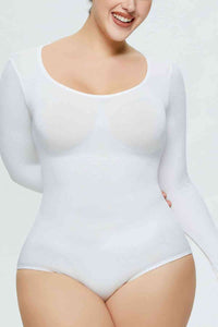 Long Sleeve Shaping Bodysuit Plus Size and petite