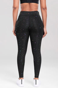 Printed High Waist Active Pants