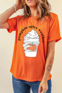 PUMPKIN SPICE WEATHER Graphic T-Shirt