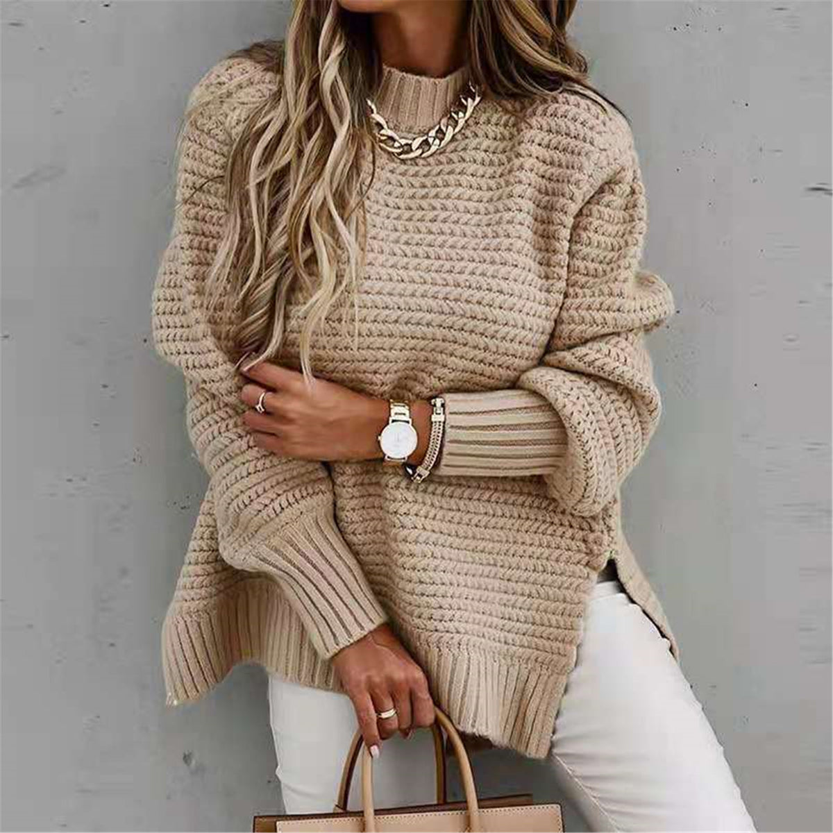 sweaters, tan sweaters, nude sweaters, crochet sweaters, oversize sweaters, long sleeve tops, long sleeve blouses, turtle necks, slouchy sweaters, cute sweaters, casual clothing, office clothes, cute outfit ideas, sweatshirts, designer clothes