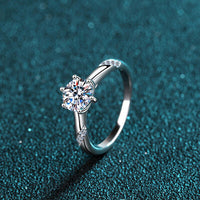 rings, silver rings, moissanite