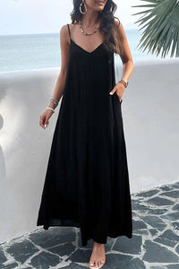 clothes, dresses, beach dress, black dress, flowy dress, comfortable dresses, dress with pockets, spaghetti sleeve dress, cute dresses, nice dresses, popular dresses, tiktok fashion, fashion 2024, fashion 2025, cute clothes 