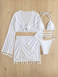 bikini set, white bikini, white swimsuit, white bathing suit, nice white bathing suits, matching fashion sets, crop tops and skirt set, , bathing suits, nice swimsuits, swimsuit with cover ups, bikini cover ups, summer clothes, summer fashion, tiktok fashion, black crop top, triangle bikini, sexy bikini, classy bikini, designer bikini, designer swimsuits, nice clothes, new womens fashion, nice swimsuits, cheap bathing suits, bathing suit sets, vacation outfit ideas, tiktok fashion , kesley boutique