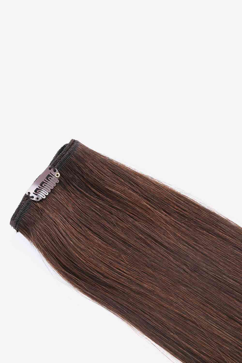 Indian Human Hair Clip-in Hair Extensions 20 inches long Straight Hair   120g