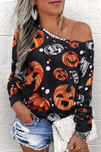 halloween tops, womens tops, pumpkin shirts