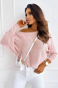 Casual Knit Bow Backless Sweater