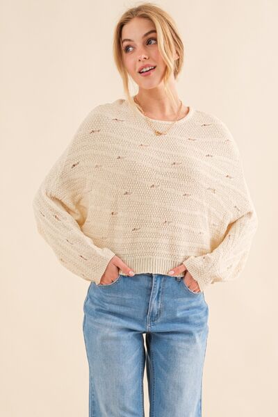 Women's Casual Dolman Sleeves Sweater