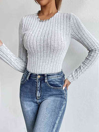 Long Sleeve Round Neck Bodysuit