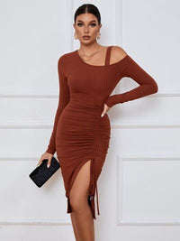 clothes, cute clothes, sweater dress, casual dress, nice dresses, cheap dresses, casual clothes, long sleeve dress, nice clothes, ladies fashion dresses, brown dress with long sleeves