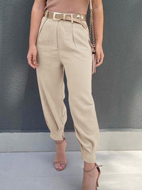 High Waisted Cropped Trouser Pants for Ladies  Dress Pants