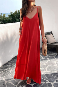 clothes, dresses, beach dress, black dress, flowy dress, comfortable dresses, dress with pockets, spaghetti sleeve dress, cute dresses, nice dresses, popular dresses, tiktok fashion, fashion 2024, fashion 2025, cute clothes, red dress, red casual dress, red maxi dress 