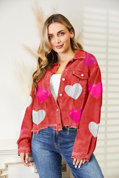 jacket, denim jackets, fashion jackets, light jackets, valentines jackets, cotton jackets, pink jackets, long sleeve shirts, shackets, womens fashion, cute jackets, heart design jackets, nice jackets, outerwear, womens fashion, tiktok fashion, outfit ideas, long sleeve shirts, spring jackets, cute coats, cute jackets, new womens fashion, casual womens clothing, outfit ideas , cotton clothes, red denim jacket, nice jackets 