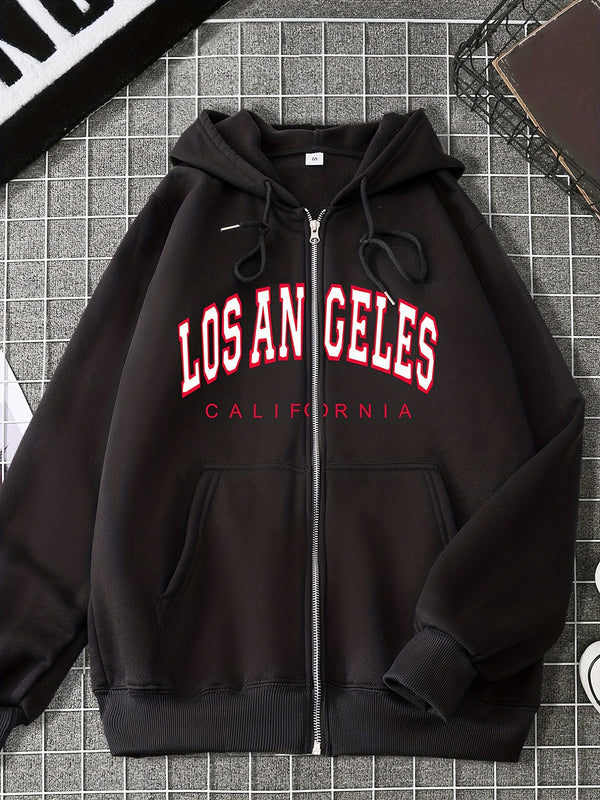 sweaters, zip up sweaters, clothes, sweaters for men and women, los angeles logo sweater, christmas gift ideas, lounge, warm clothes