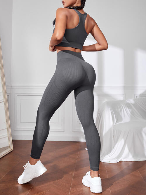 Sport Tank and Leggings Yoga Activewear Set