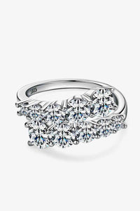 Eternity Ring, Adored Moissanite 925 Sterling Silver Ring