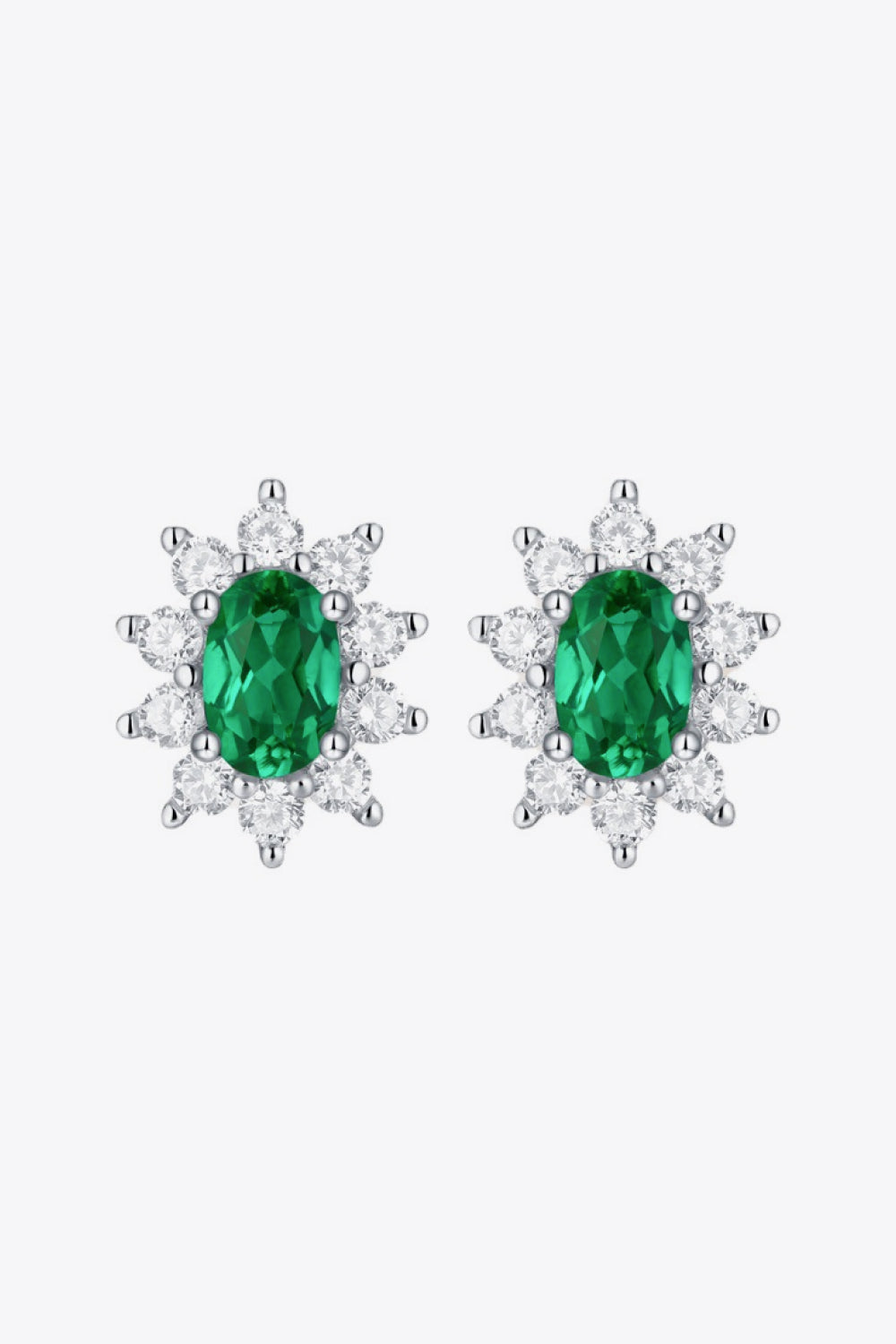 earrings, emerald, emerald stud earrings, lab grown emerald earrings, nice earrings, fine jewelry, earrings for sensitive ears, kesley boutique, jewelry store in Miami, shopping in Brickell, nice earrings, womens earrings