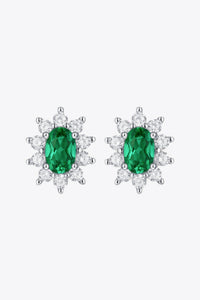 earrings, emerald, emerald stud earrings, lab grown emerald earrings, nice earrings, fine jewelry, earrings for sensitive ears, kesley boutique, jewelry store in Miami, shopping in Brickell, nice earrings, womens earrings