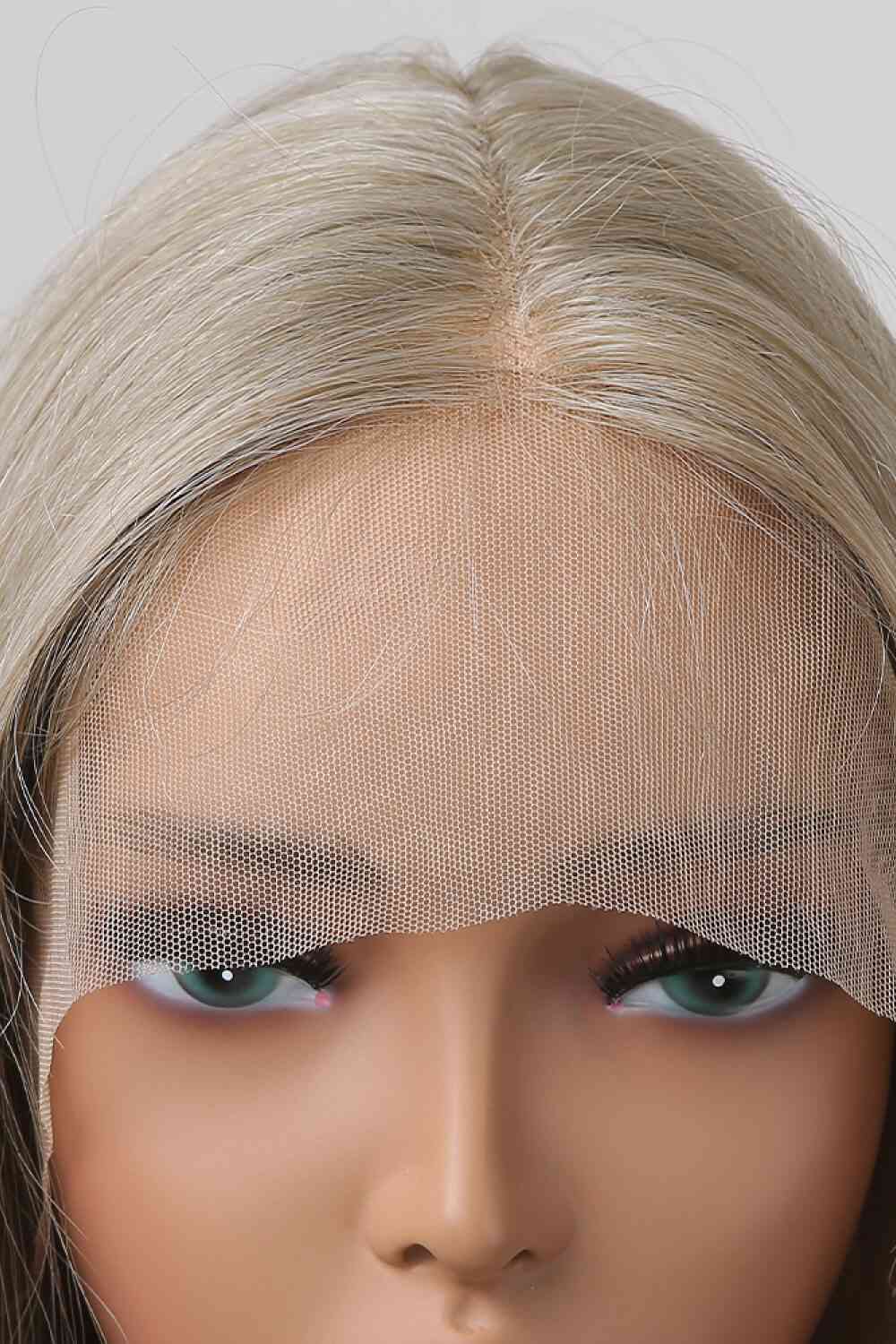 Blond Long Hair Wig, 13*2" Lace Front Wigs Synthetic Long Straight 27" 150% High Hair Density