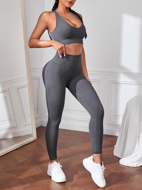 Sport Tank and Leggings Yoga Activewear Set