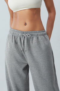 Drawstring Pocketed Active Pants Womens SweatPants