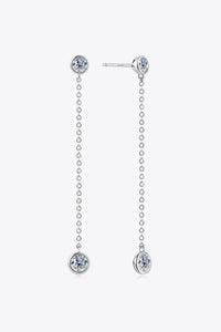 Adored Moissanite Chain Earrings