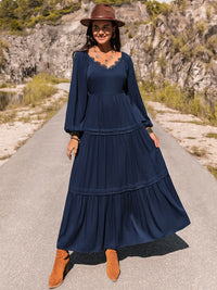 dresses, womens clothes, long sleeve dresses, maxi dresses, dresses for the fall, fall clothes, thanksgiving outfit ideas, elegant casual dresses, blue dresses, elegant clothes, outfit ideas, dresses for special occasion, festival fashion, vacation dresses, birthday dress ideas, birthday outfit ideas, long dresses, blue dresses, blue womens clothes, womens clothing, popular clothes, trending outfits