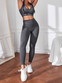 Sport Tank and Leggings Yoga Activewear Set