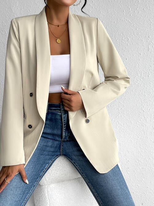 Open Front Long Sleeve Blazer