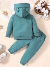 Kids Long Sleeve Hoodie and Joggers Set Baby Sweatpants Baby Fashion Clothing and Gifts Cotton Clothing