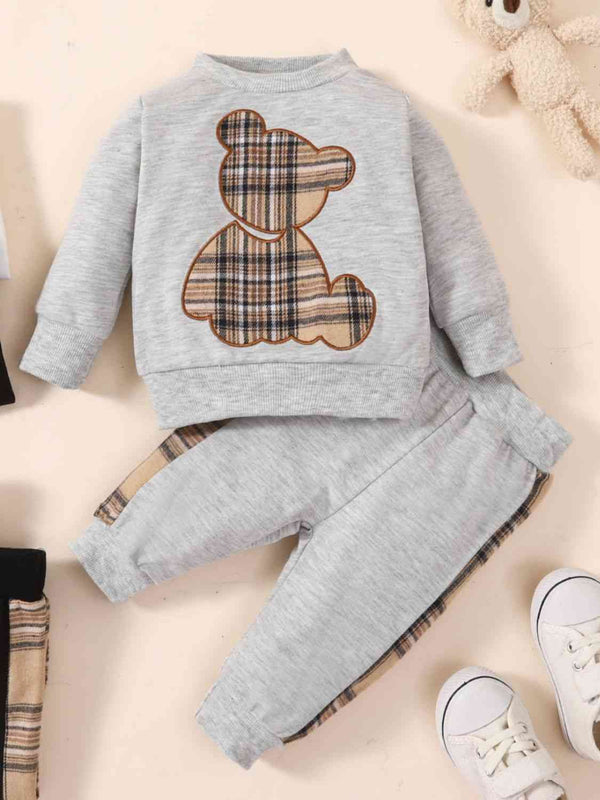 Baby Bear Graphic Sweatshirt and Joggers Set Baby Clothing Fashion and Gifts