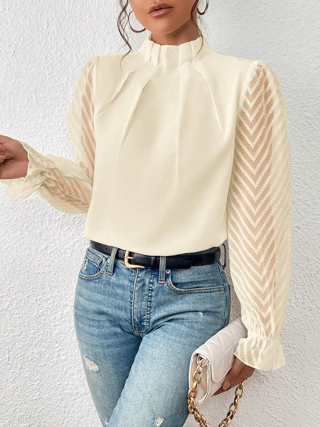 tops, blouse, shirts, long sleeve shirts, womens fashion, womens clothing, sheer tops, sheer sleeve tops, lace tops, womens long sleeve shirts, long sleeve tops, nice tops, work clothes, professional work clothes, birthday gifts, anniversary gifts, holiday gifts, womens clothing, black shirts, black long sleeve shirts, fashionable black tops, black shirts, black clothing, popular shirts, nice tops, casual tops, casual shirts, turtleneck blouse, turtleneck shirts