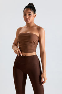 Ribbed Active Bandeau Top