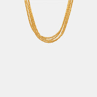 18K Gold-Plated Multi-Layer Clavicle Chain Necklace