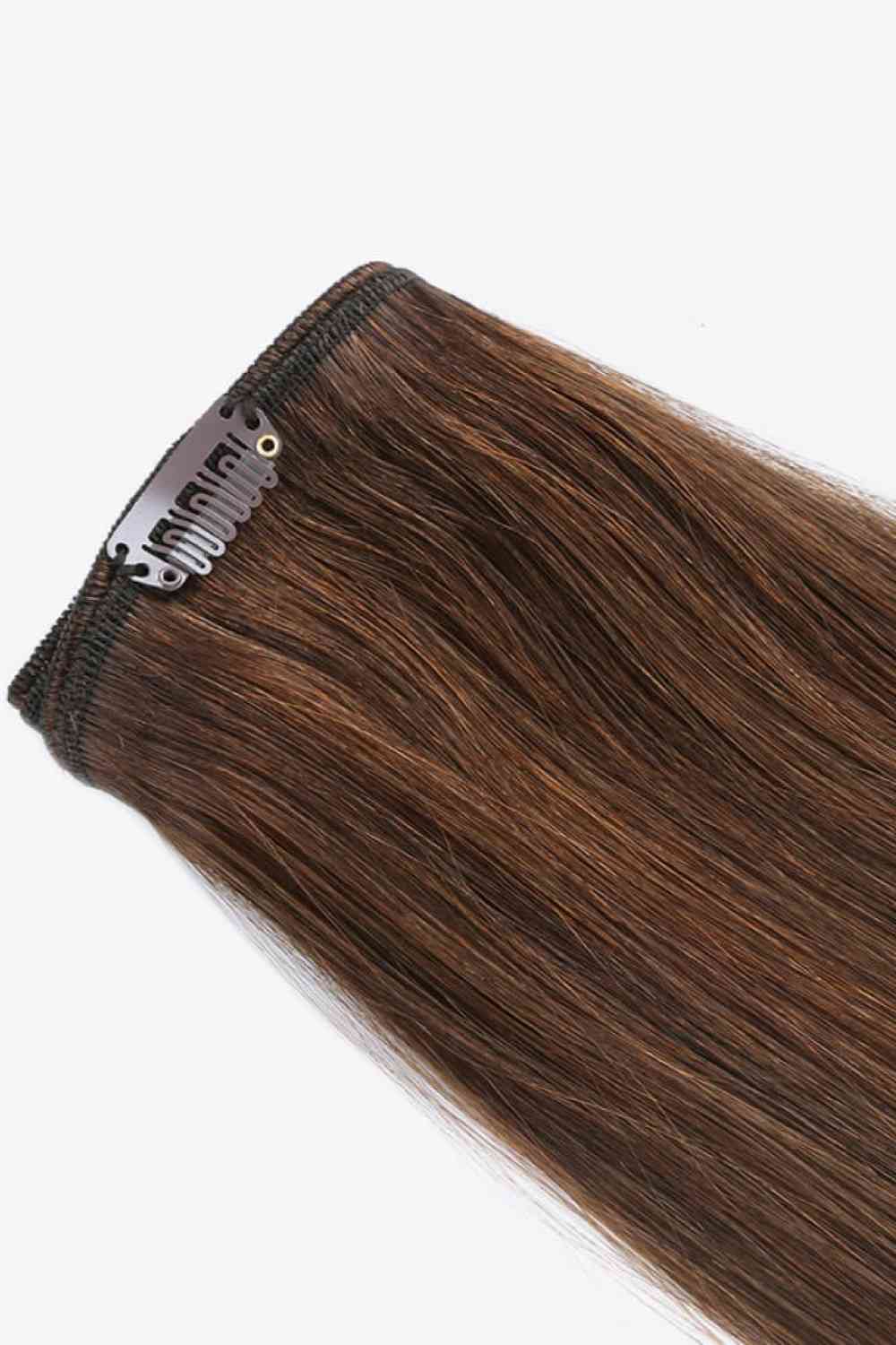 Indian Human Hair Clip-in Hair Extensions 20 inches long Straight Hair   120g