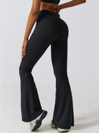 Flare Leg Active Pants with Pockets