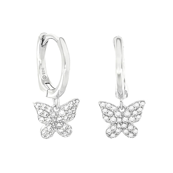 earrings, sterling silver earrings, butterfly earrings, butterfly jewelry, fashion jewelry, accessories, earrings for sensitive ears, fine jewelry, designer jewelry, gift ideas, popular jewelry, trending on instagram and tiktok, earrings with dangling charms, small hoop earrings, earrings for kids, earrings for women, gift ideas 