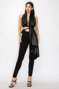 leather shirt, leather crop top, crop tops, black shirt, black blouse, sexy shirts, sexy blouse, new womens fashion, womens clothing, going out clothes, matching outfit sets, leather top, leather crop top, designer clothes, nice clothes, going out clothes, sexy top, sexy blouse, fashion 2025, tiktok fashion, fashion 2025, nice clothes, black clothes, black shirt, plunging neckline crop tops, low v neckline blouse, backless shirt, kesley boutique