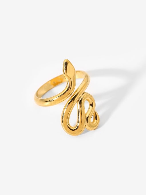 gold snake ring