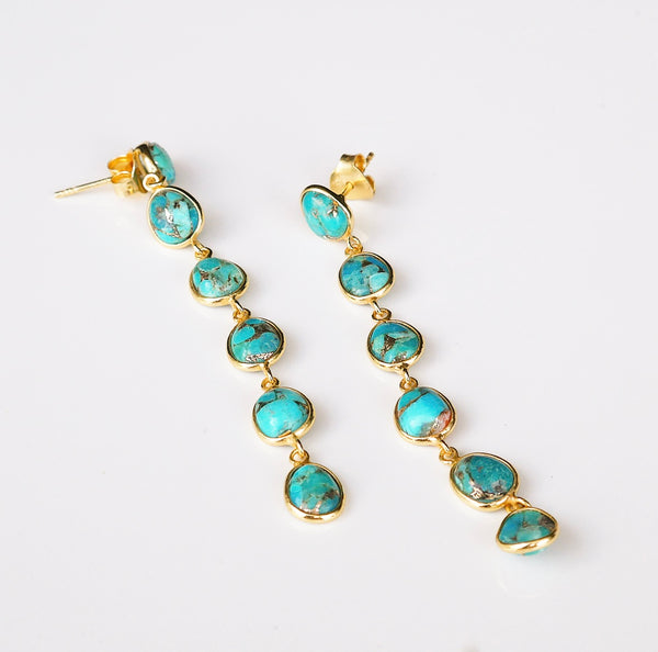 earrings, gold earrings, dangle earrings, turquoise earrings, turquoise jewelry, fashion jewelry, fine jewelry, designer jewelry, statement earrings, nice earrings, nice jewelry, jewelry trending on tiktok, birthday gifts, anniversary gifts, long earrings, wedding jewelry, vintage earrings, good quality jewelry, cool jewelry, jewelry gifts, big earrings, birthstone jewelry, gold vermeil jewelry, gold vermeil earrings, sterling silver earrings, hypoallergenic earrings