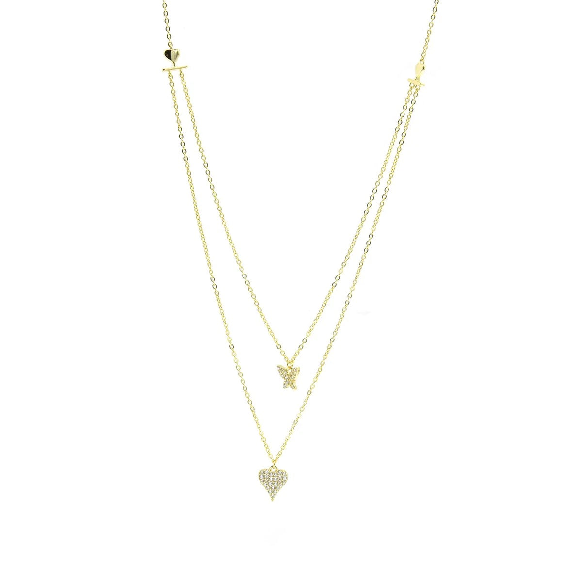 necklaces, gold necklaces, gold butterfly necklaces, gold heart necklaces, necklaces with rhinestones, layered necklaces, layering necklace ideas, dainty necklaces, dainty gold necklaces, fashion jewelry, accessories, fine jewelry, cheap necklaces, affordable jewelry, gold plated necklaces, trending jewelry on tiktok, gift ideas, birthday gifts, anniversary gifts, holiday gifts, gold jewelry 