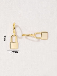 Medium Golden Lock Leveback Kesley Daily Earrings