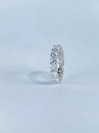 Round Eternity Ring, Zircon .925 Sterling Silver Eternity Rings