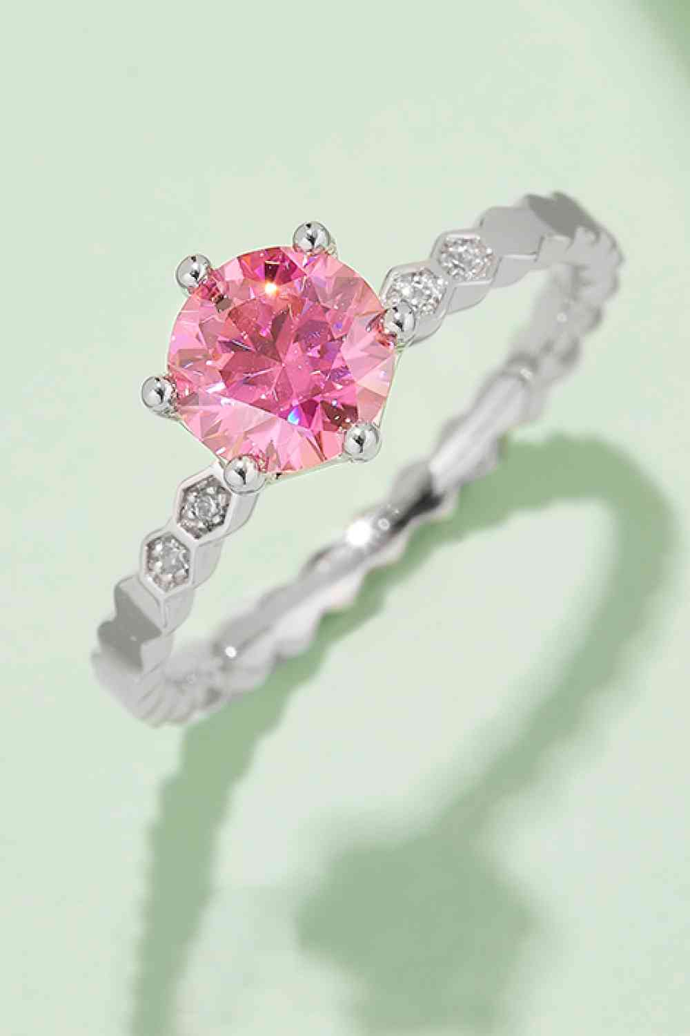 rings, topaz rings, moissanite rings, engagement rings, white gold rings, engagement rings, birthdya gifts, anniversary gifts, kesley jewelry, birthday gifts, sweet 16 gifts, christmas gifts, waterproof jewelry, waterproof rings, tarnish free jewelry, pink rings, pink diamond rings, pink sapphire rings, pink engagement rings