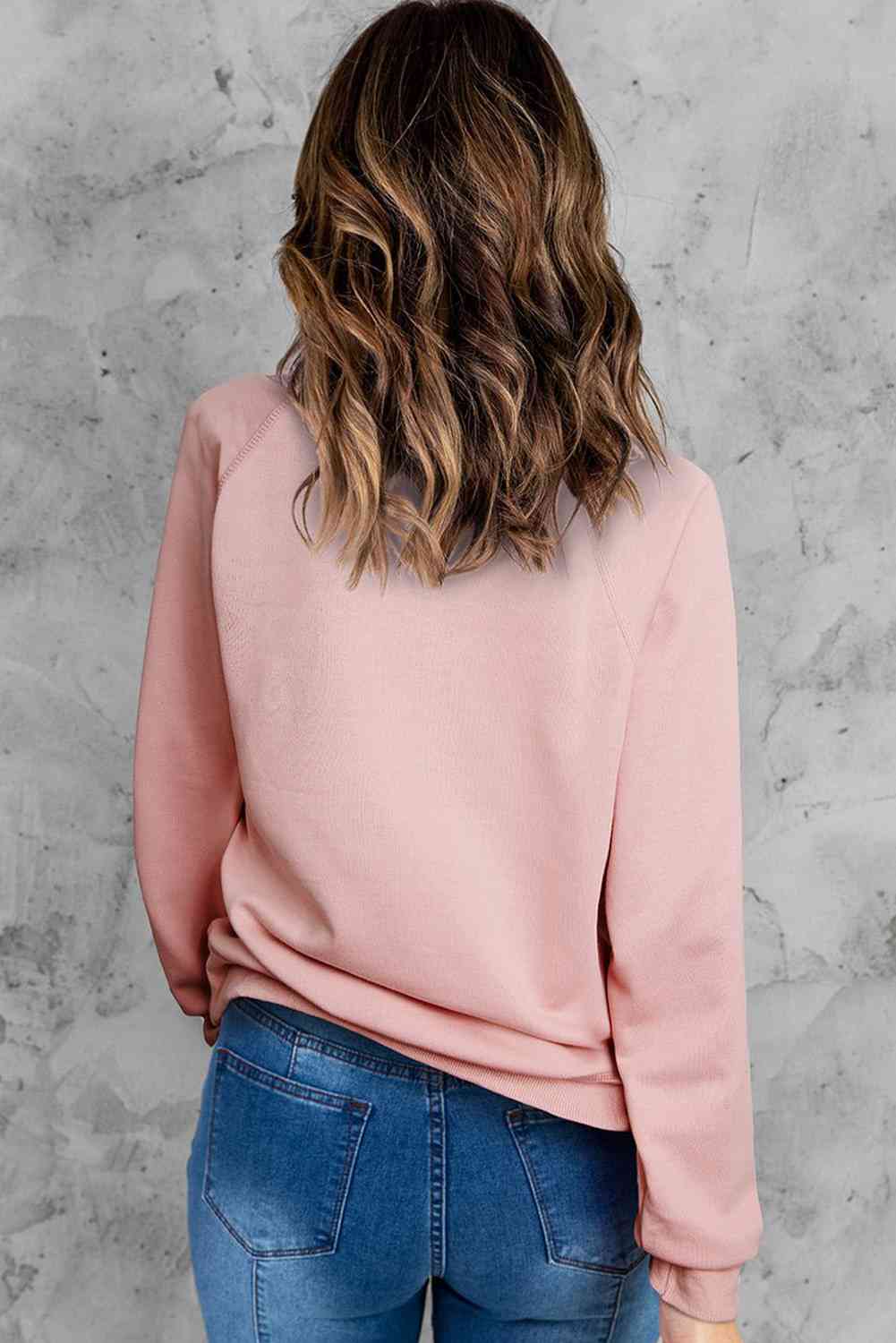 Fashion Sweater BE MINE Raglan Sleeve Sweatshirt Women's Casual Wear and Gifts