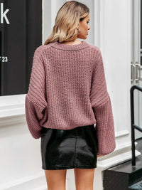 Round Neck Long Sleeve Sweater