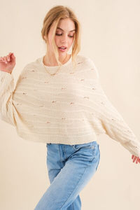 Women's Casual Dolman Sleeves Sweater