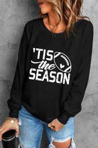 football season printed T shirts, womens clothes, clothes for the fall, football game shirts for women, long sleeve graphic t shirts, sweatshirts, womens sweatshirts 